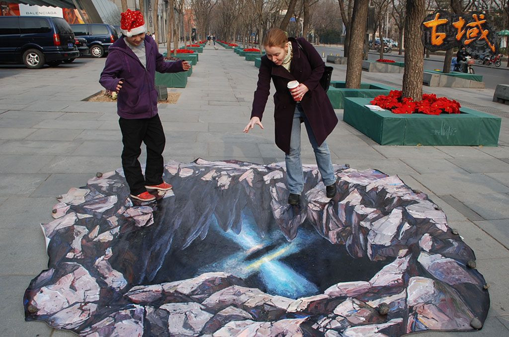 市場(chǎng)上的墻體彩繪團(tuán)隊(duì)分為三類