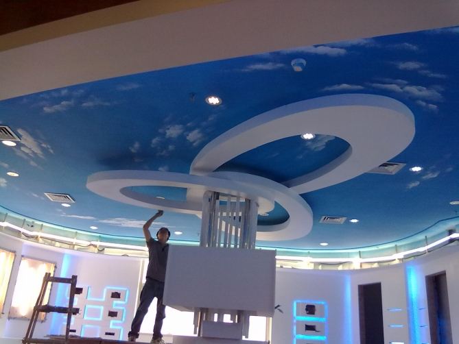 壁畫、地面三維立體畫、墻繪三者關(guān)系相撲相連