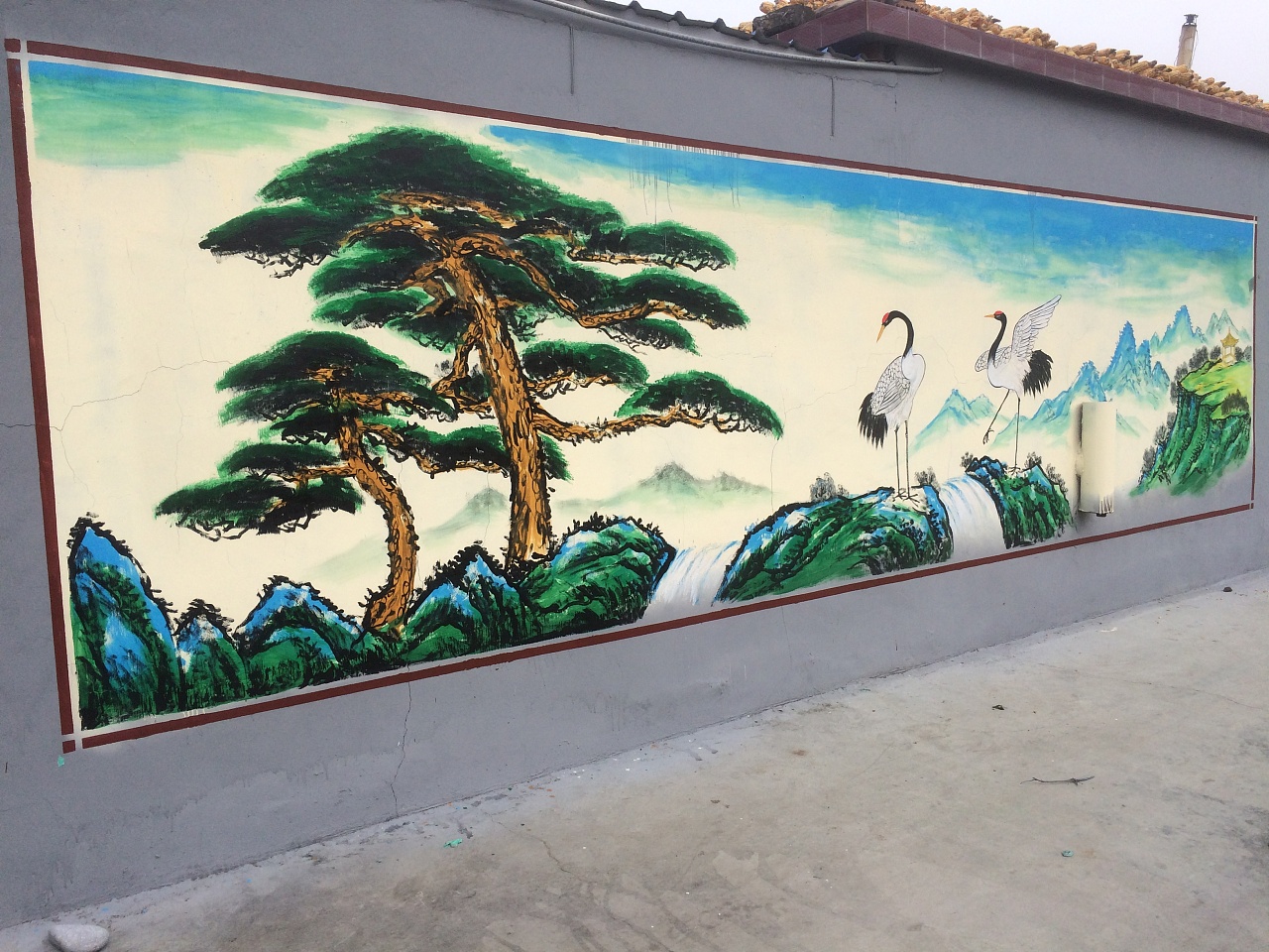 南昌新農(nóng)村墻繪,南昌墻繪公司,南昌學(xué)校墻體繪畫,南昌手繪涂鴉