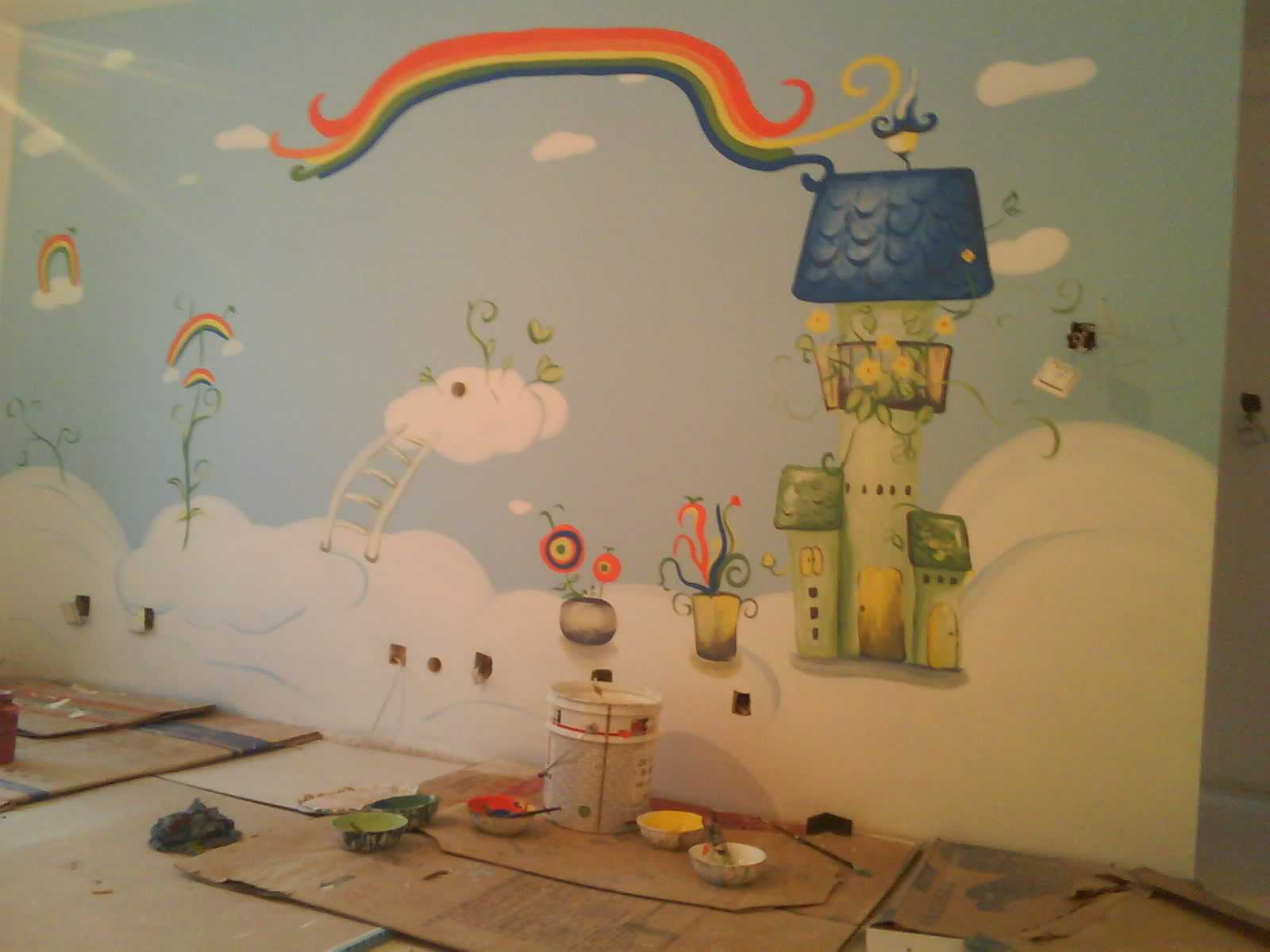 兒童房在墻繪的時候需要注意哪些地方呢？